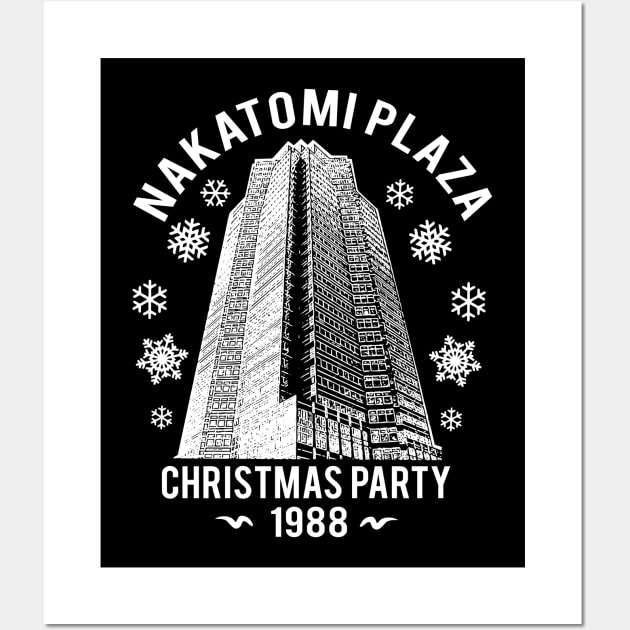 Nakatomi Plaza Shirt Wall Art by Nikkyta